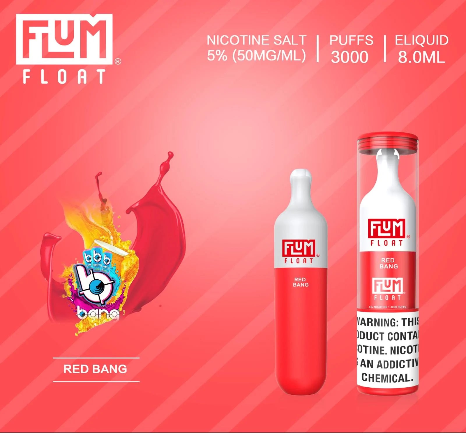 FLUM FLOAT.( Buy 3 for 47.99 ).